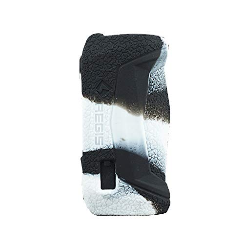 DSC-Mart Texture Case for GeekVape AEGIS Solo 100W Box Protective Silicone Rubber Sleeve Cover Shield Wrap Shield (Blackwhite)