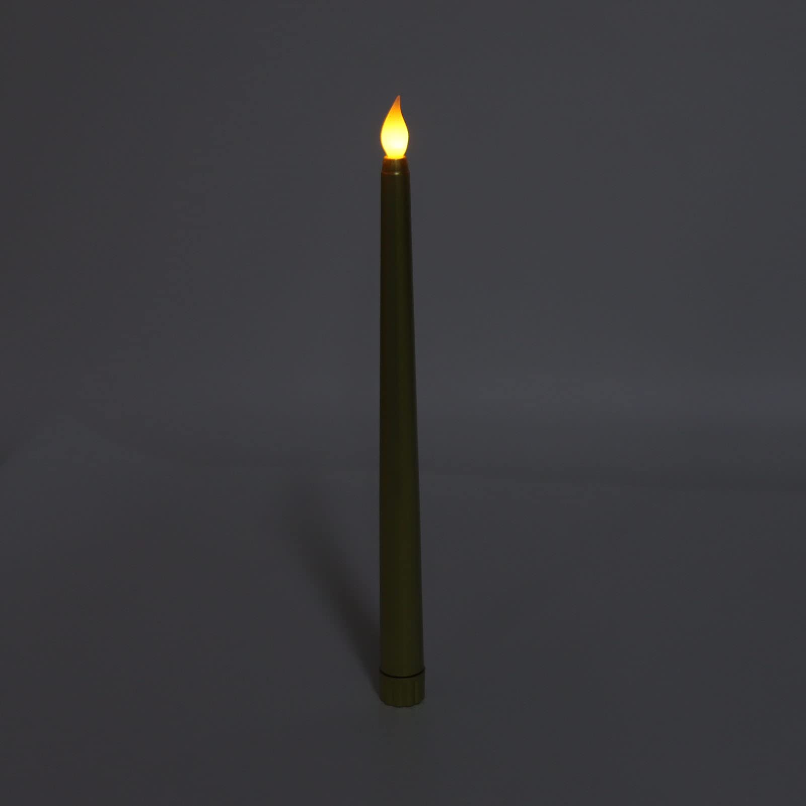 SET DI 4 CANDELE A LED CON GLITTER + 20 Batterie LR44 Extra