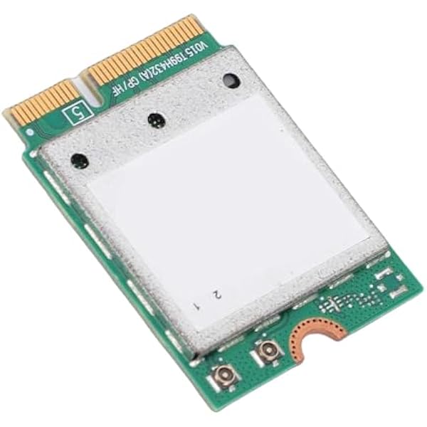Jiawu Trójzakresowy moduł Adaptera Bezprzewodowego WiFi 7 do Szybkiej Karty Sieciowej M.2 5,8 Gb/s z Systemem 11 do Laptopów /