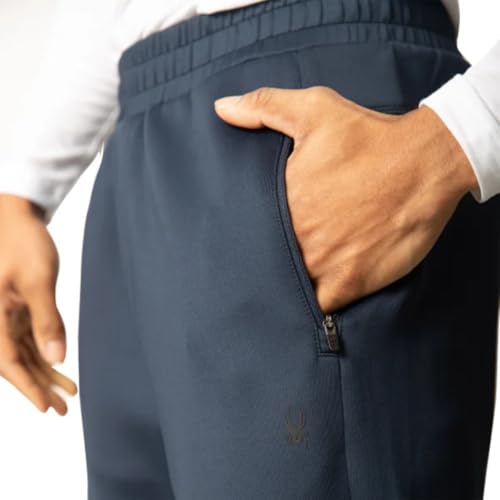 Spyder Mens Jogger Pants - Tech Fleece Joggers with Double Bonded Zip Pockets - Lightweight Active Sweatpants for Men (S-XL)3