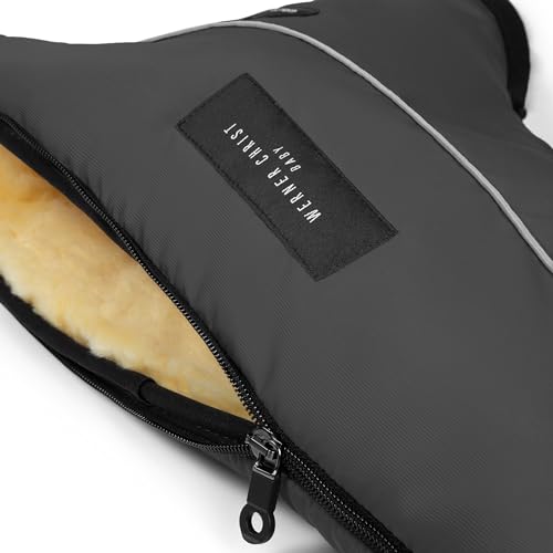 Image of Werner Christ Baby Stroller muff Made of Sheepskin - MOFFY Luxe is The Ideal Hand Warmer for Buggies Made of Medical Fur, Easy to use