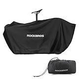 ROCKBROS 自転車輪行袋 輪行バッグ コンパクト 軽量 防水 横型 前輪外し 肩紐 27.5インチMTB マウンテンバイク 700Cロードバイク クロスバイク 自転車キャリーバッグ サイクリング 電車旅行 収納 移動用（ブラック）