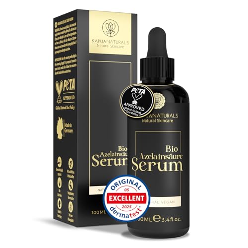 Suero de Ácido Azelaico altamente concentrado • 100ml • +Pantenol +Zinc +Caléndula +Escina +Extracto de Regaliz • Sérum purificante para piel impura y sensible ✓ 100% Vegano ✓ Azelaic Acid Serum