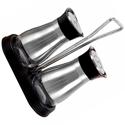 HOLIDYOYO 1 Set Seasoning Bottle Set Condiment Holder Kitchen Condiment Jars Spice Container Condiment Can Seasoning Jar Condiment Container Bottles Cocoa Powder Can Stainless Steel Silver