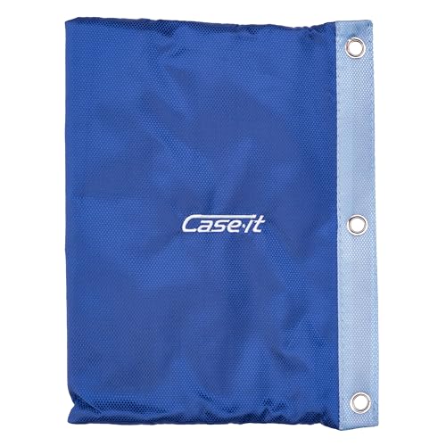 Image of Case-it Tri-Zip Pencil Case | 6-Pack | 5 Colors | PLP-180-C Assorted Colors