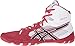 ASICS Men's Cael V7.0 Wrestling Shoe, True Red/Black/White, 7.5 M US
