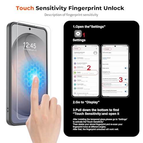 Image of SUPFINE Magnetic for Samsung Galaxy S26 Case with Screen Protector, (Built-in Magnets) (Military Grade Drop Protection) Slim Translucent Shockproof Phone Case,Titanium Gray