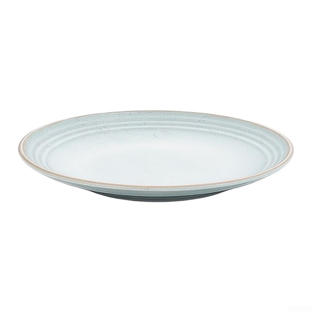 Piatto in melamina retrò, 18,9 cm, rustico, per bordo, design retrò (blu)