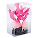 Uniclife Glowing Effect Artificial Coral Plant for Fish Tank, Decorative Aquarium Ornament (Pink)