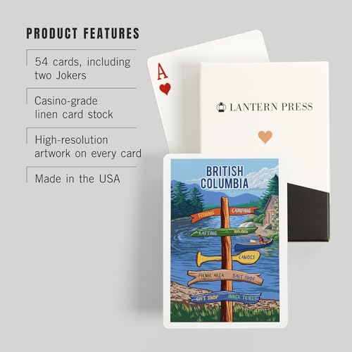 Baraja Poker British Columbia, 52 cartas miniatura 3