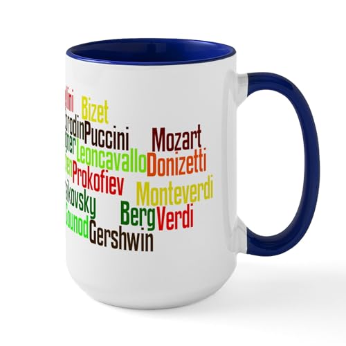 CafePress Opera Composers 15 oz Mug