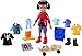 Polly Pocket Travel Toy Playset with Four (3-inch) Dolls and 40+ Fashion Accessories, Themed Characters Fashion Pack