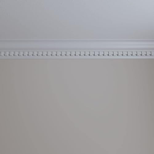 Miniatura 10 de ekena millwork mld05X 03x 05de-case-12458 H x 278 P X 512 F X 96 L dentil Corona moldeado con 138 Repetir 12-Pack MLD05X03X05DE-CASE-12