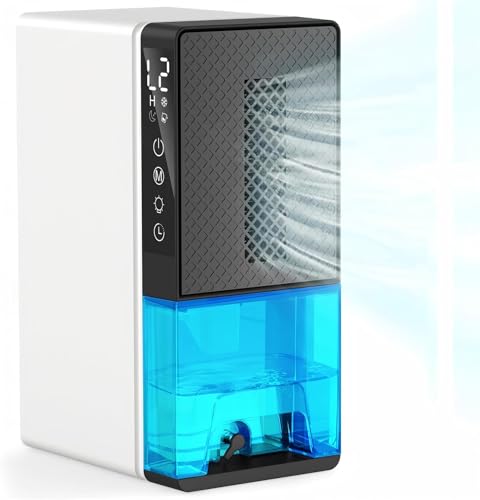 AUIFFER Luftentfeuchter Elektrisch 2300 ML, Leiser Raumentfeuchter Gegen Feuchtigkeit & Schimmel, Automatische Abtaufunktion, Schlafmodus, 24 h Timer,...