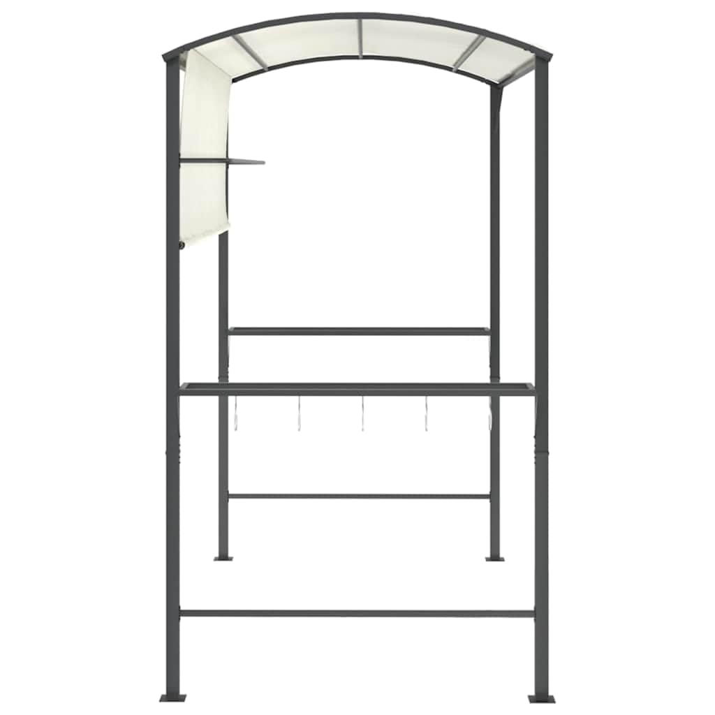 Altana z dachem 220x110x200 cm kremowa