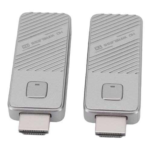 LICAEVEY Wireless Transmitter and Receiver, Decodificador 4K 1080P Salida con Baja Latencia 0.05s, Extensor de Doble Banda Alcance 164 pies para TV Proyector PC Laptop miniatura 1