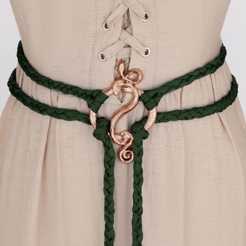 Viking Troll Cross Belt Extra Long Norse Rope Witch Belt Medieval Accessories Women4