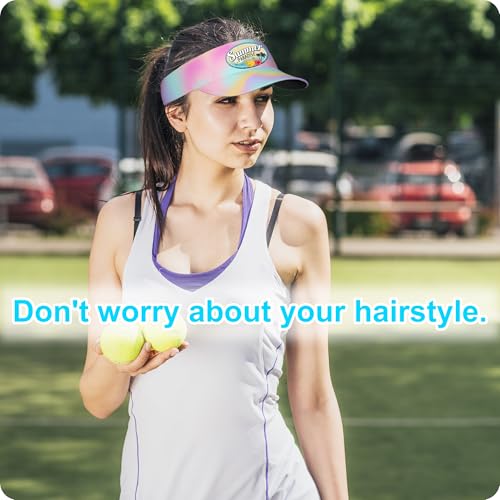 Image of Custom Visor Hat for Men Women Personalized Design Your Own Text Logo Adjustable Sport Baseball Cap