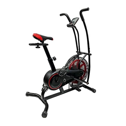 zoomyo Bicicleta de Aire de,con aerogenerador para maximizar el efecto del entrenamiento a través de la resistencia del aire,sillín ajustable en altura,para el entrenamiento de todo el cuerpo