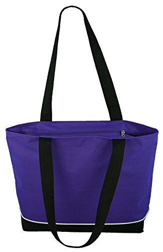 Image of Shoulder Tote Bag with Zipper
