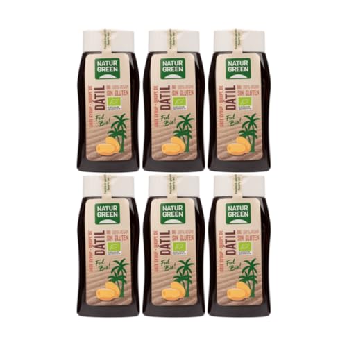 NaturGreen Sirope de Dátil 250 ml / 350 g Pack 6 unidades