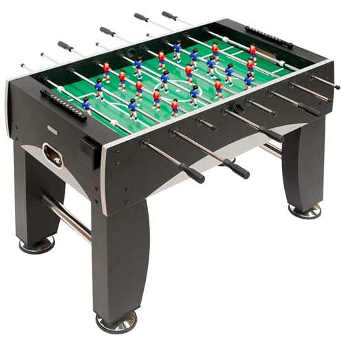 Devessport - Futbolín Silver Semi Profesional con Niveladores y Posavasos | Futbolín con...