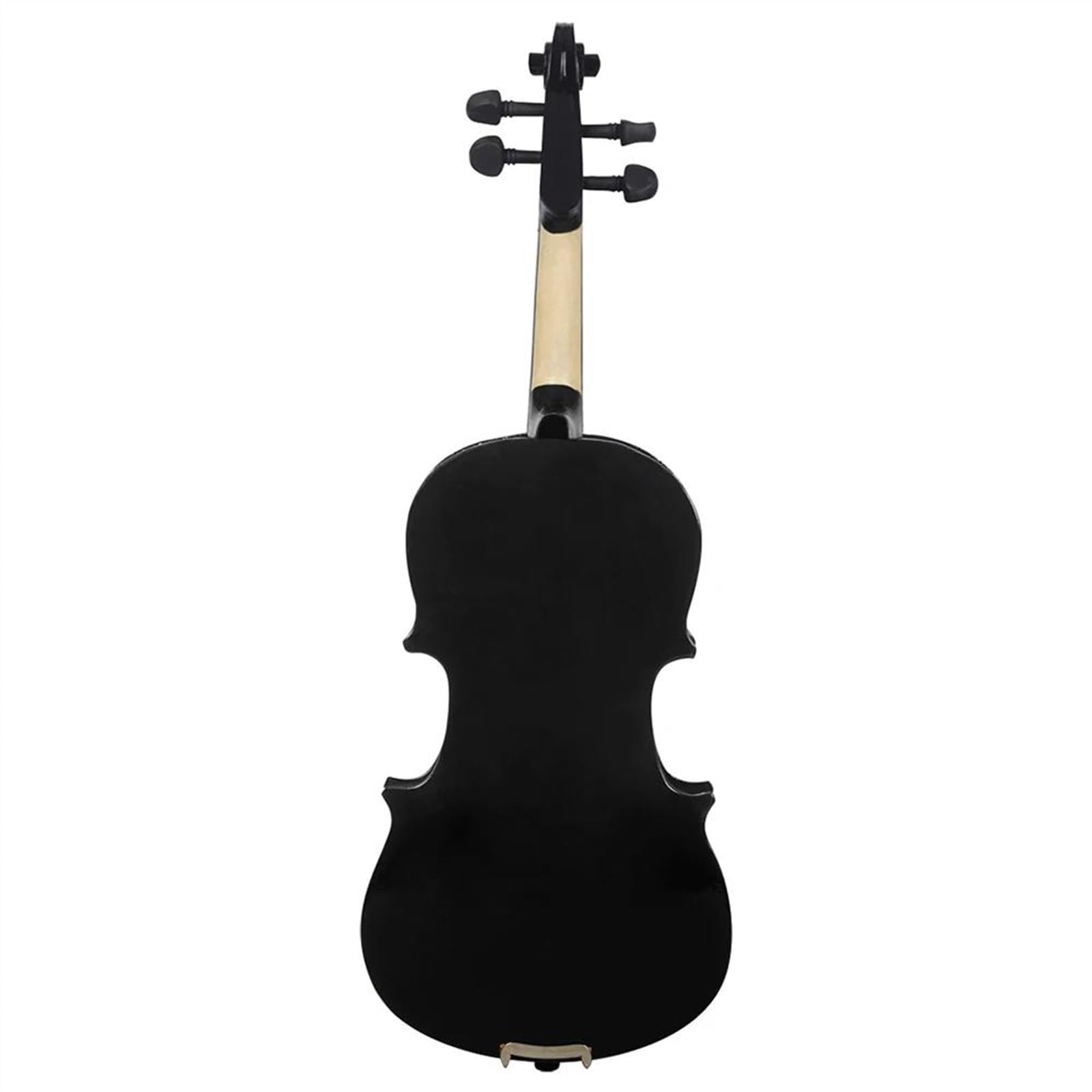 Violino Kit Di Violino Acustico Per Violino Acustico Nero A Grandezza Naturale 4/4 Con Custodia E Archetto Per Violino Principiante