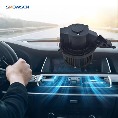 Image of SHOWSEN 76977 AC Heater Blower Motor with Fan Compatible with 2008-2024 Buick Enclave,2007-2020 Chevy Tahoe,2009-2023 Traverse,2007-2020 Yukon /Cadillac Escalade OE# 84156077