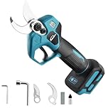AUTOJARE Akku Astschere kompatibel mit Makita 18V Akku Bürstenlose Elektrische Astschere mit 2 Gängen LCD Display Akku Baumschere für Rebschnitt Zweige, Stämme, Büsche (Ohne Akku)