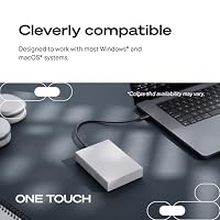 Seagate One Touch Portable 2TB Externe Festplatte, gau, 2.5 Zoll, USB 3.0, PC & Notebook HDD, inkl. Data Rescue Service (STNR2000400) – Ansicht 7