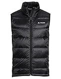 Daunenfüllung, wattiert VAUDE Herren Weste Kabru Light III, black, M, 41665