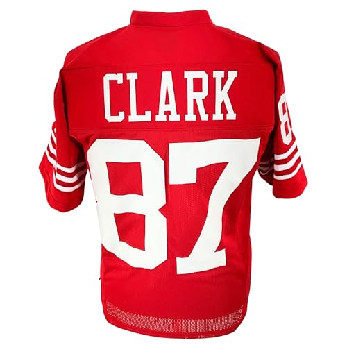 Dwight Clark Jersey Red San Francisco | Unisex Adult Sizes S-5XL Unsigned Custom Sewn Stitched