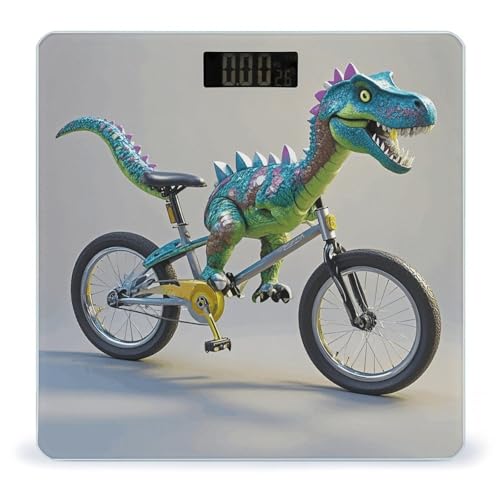 Báscula digital para baño FekiLoot con vidrio templado miniatura 1