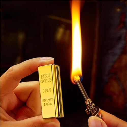 Encendedor Permanente en Forma de Barra de Oro miniatura 6