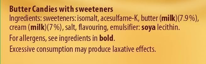 Storck Werther's Original Sugar Free Butter Candies – Caramel Flavour, Imported German Treats, Pocket Pack 42g With Free Flavourito Kunafa Chocolate 20g (Product Of Germany) By Decadent Foods 2