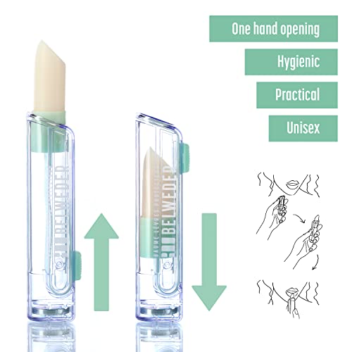 BELWEDER - Protective Lip Balm with Aloe Vera, Vitamin E, Cottonseed Oil - Protection, Moisture and Regeneration of Lips - Transparent Balm for Men and Women - 3.5g Stick – Bild 6