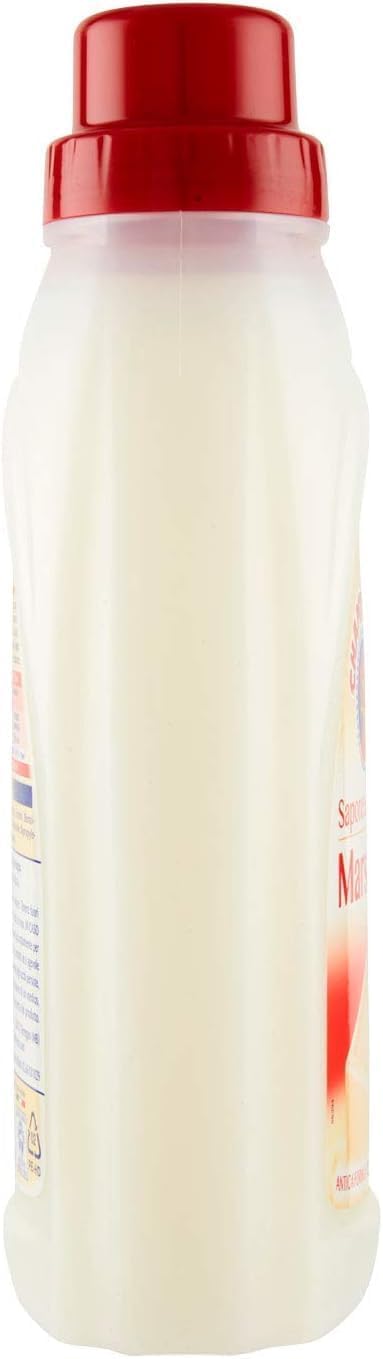 6x Chanteclair Sapone da Bucato Marsiglia - Marseille-Waschseife - Ideal für die schonende Reinigung von Stoffen 27 Wäschen - 1500ml + Beni Culinari Kostenloser Schlüsselanhänger