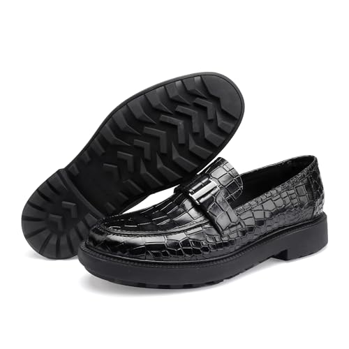 Mens Loafers, Leather Penny Loaferes Slip-On Causel Dress Shoes for Men3