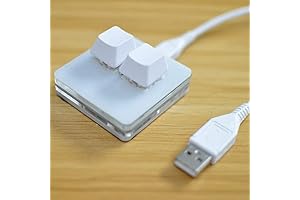 Tomeco Mini Keyboard 2 Keys Custom Keypad Copy and Paste One Key Password