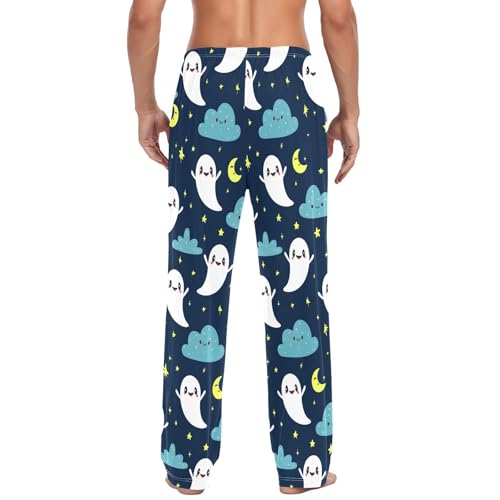 Star Spirits Men's Cotton Pajama Pants with Pockets and Drawstring Comfortable and Stylish,S3