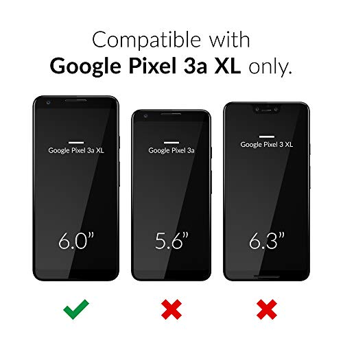 Crave Pixel 3a XL Case, Strong Guard Heavy-Duty Protection Series Case for Google Pixel 3a XL - Slate