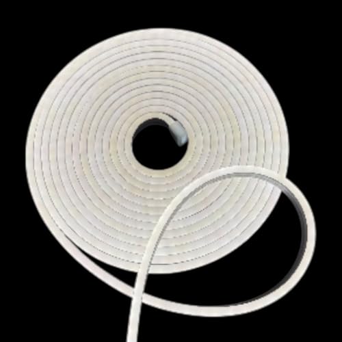 Neon Flex LED Strip Light | 12V | 5M/16.4FT | Pure Silicone, IP65 Waterproof, Dimmable & Cuttable | Anti-Fire, Anti-UV, Linkable | Ideal for Signs, DIY Decor & Lighting Design (White) by Generic - Used condition - Image 2