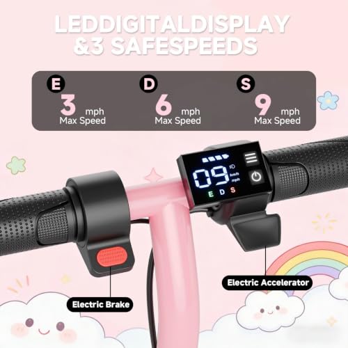 Image of Electric Scooter, 350W-500W Motor, 9 MPH to 22MPH, 10-41 Miles Range, Dual Suspension, Dual Braking, App Control, Foldable Commuter E Scooter for Adults and Teens