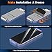YWXTW EZ Unlock for Samsung Galaxy S25 Edge Privacy Screen Protector, [0.01S Ultrasonic Fingerprint Support] [Not Glass] 23° Anti Spy Private S25 Edge Screen Protector Case Friendly, 2 Pack