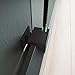 Mampara de Ducha Frontal Corredera - 1 Fijo + 1 Puerta -...