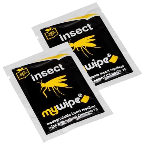MYWIPE Natural Citrepel Insect Repellent Wipes Cover