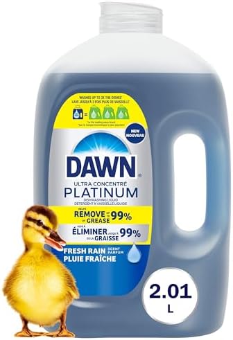 Dawn Platinum Refill Jug Dish Soap Fresh Rain, 2.01L