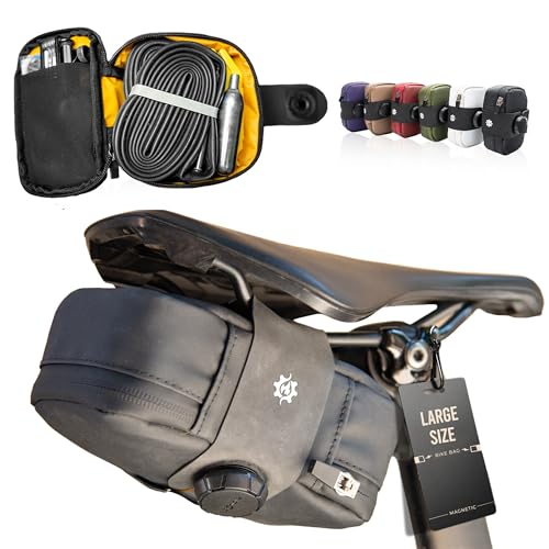 Lumiere & Co. Falcon Magnetic Bike Saddle Bag – 0.69L | 6" x...