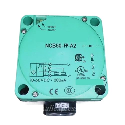 Détecteur de proximité NCB50-FP-A2 avec portée de 50mm pour sécurité accrue