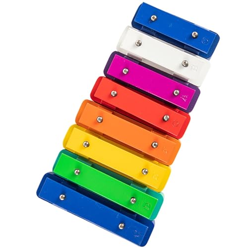 DABAUR Glockenspiel 8 Tone Sound Brick Colorful Metal Durable Soundboard Glockenspiel Percussion Instrument